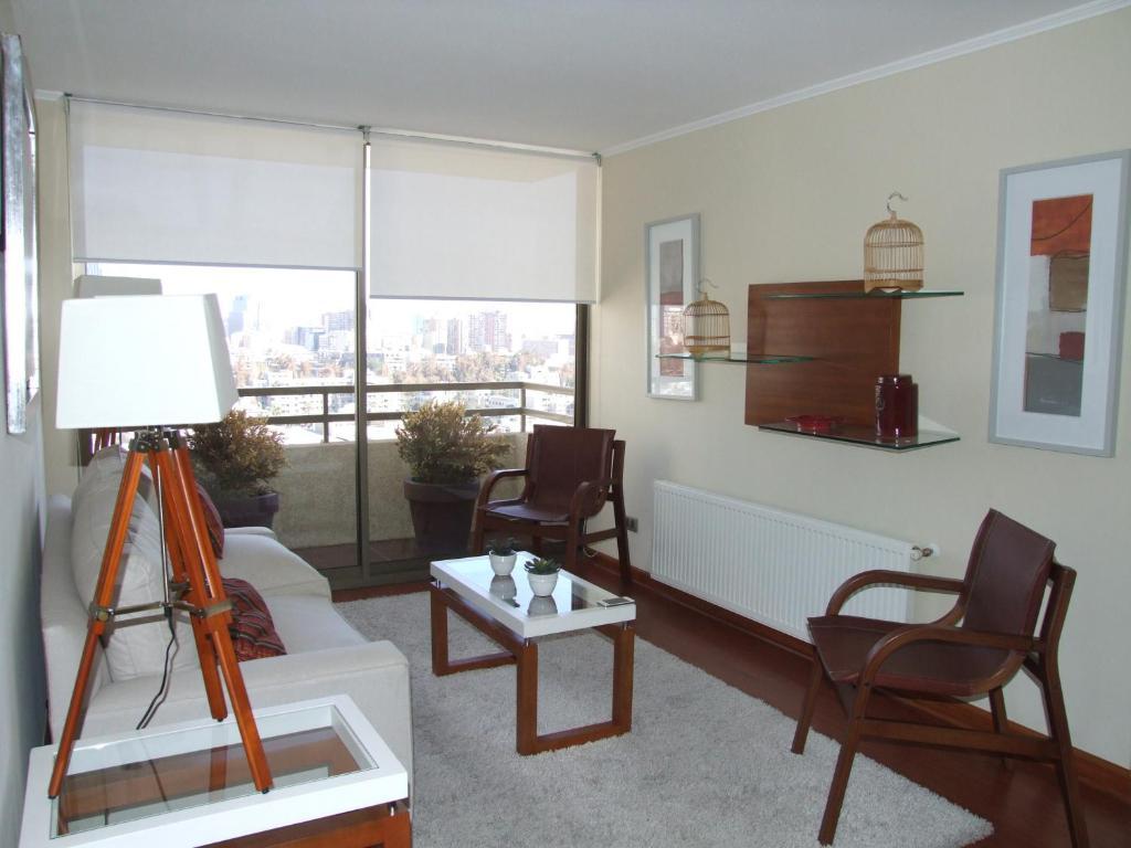 サンティアゴBellavista Departamento Amobladoアパートメント 部屋 写真
